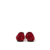 Dolce & Gabbana Red Viscose Ballet Flat Dolce & Gabbana