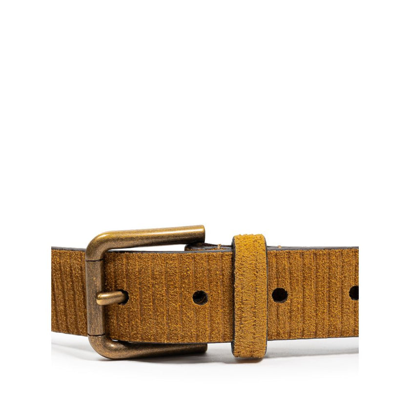 Dolce & Gabbana Brown Leather Regular Belt Dolce & Gabbana