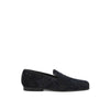Etro Blue Leather Slip-On Loafer Etro