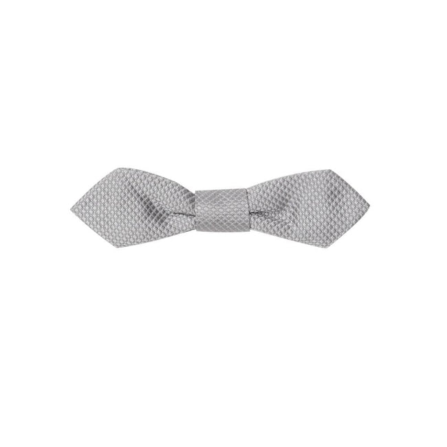 Dolce & Gabbana Gray Silk Bowty Dolce & Gabbana