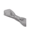Dolce & Gabbana Gray Silk Bowty Dolce & Gabbana