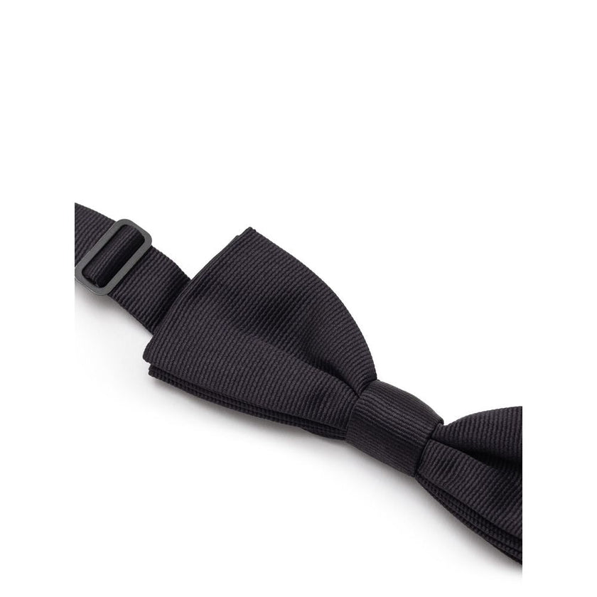 Dolce & Gabbana Black Silk Bowtie Dolce & Gabbana