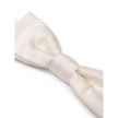 Dolce & Gabbana White Silk Bowty Dolce & Gabbana