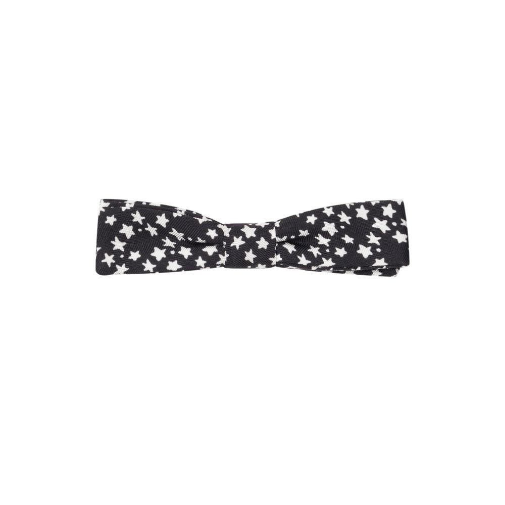 Dolce & Gabbana Black Silk Bowty Dolce & Gabbana