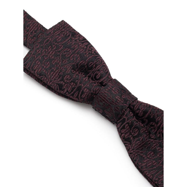 Dolce & Gabbana Black Silk Bowty Dolce & Gabbana