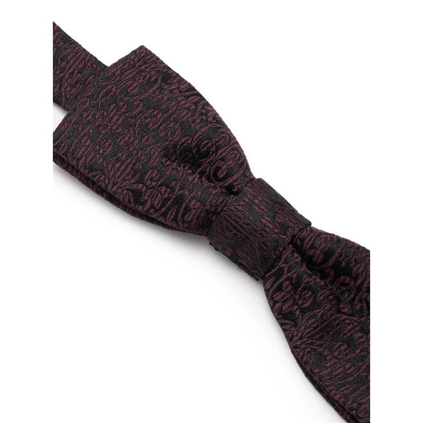 Dolce & Gabbana Black Silk Bowtie Dolce & Gabbana