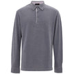 Corneliani Blue Cotton Polo Shirt Corneliani