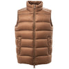 Herno Brown Polyamide Sleveless Jacket Herno