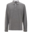 Corneliani Gray Cotton Polo Shirt Corneliani