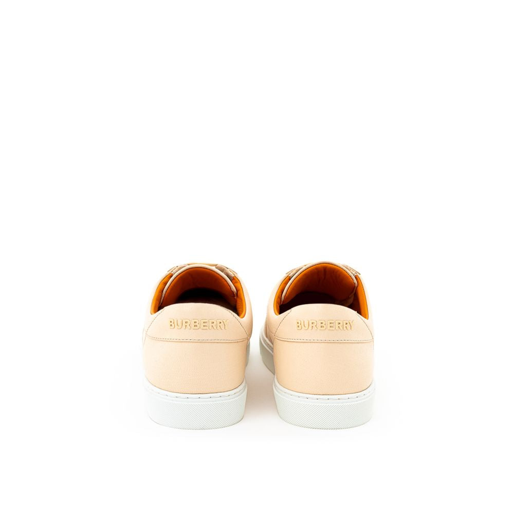 Burberry Pink Leather Sneaker Burberry