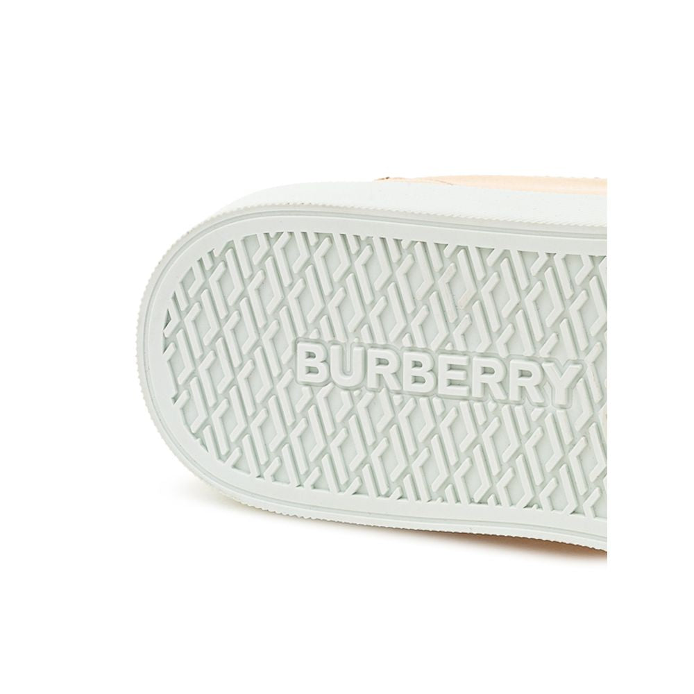 Burberry Pink Leather Sneaker Burberry