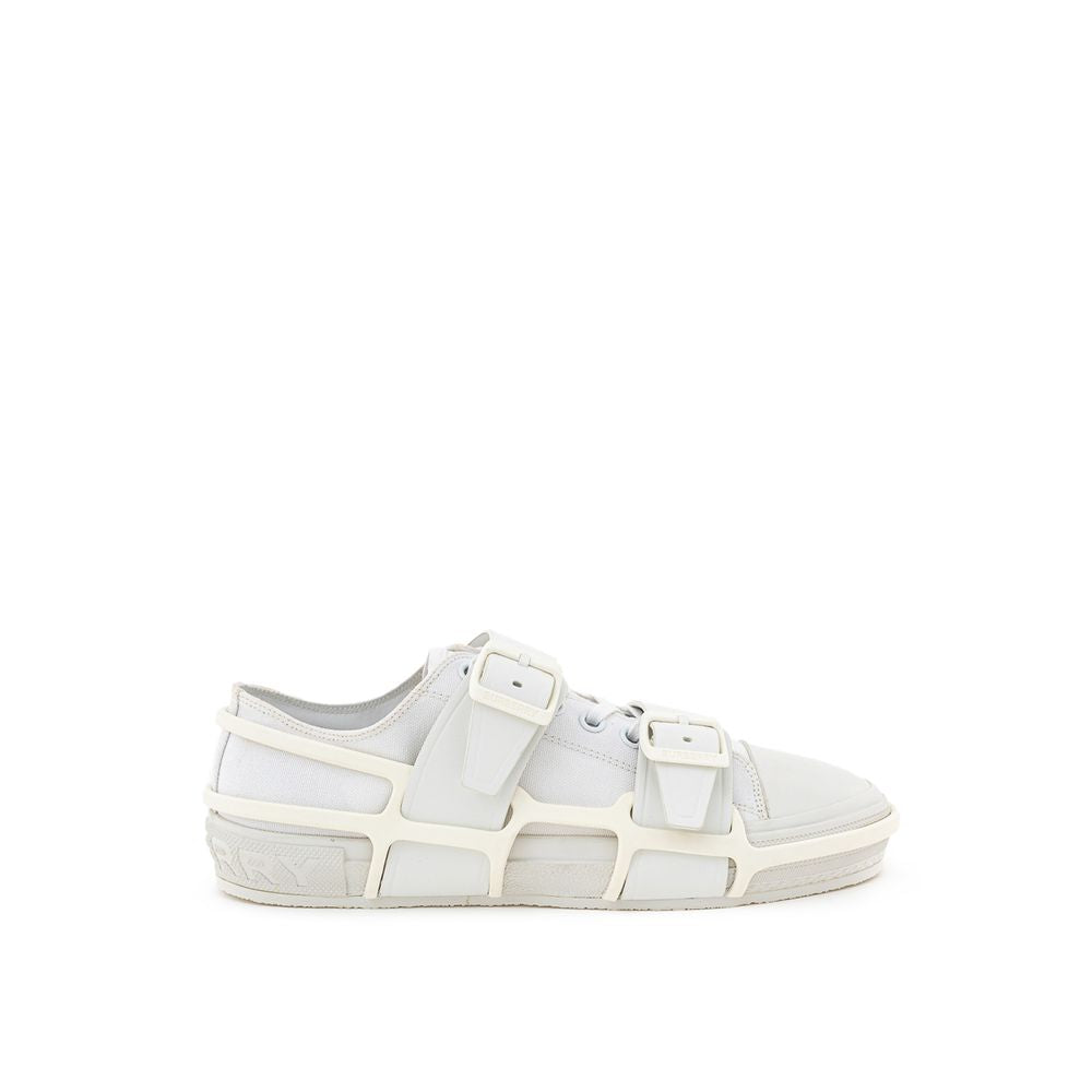 Burberry White Cotton Sneaker Burberry