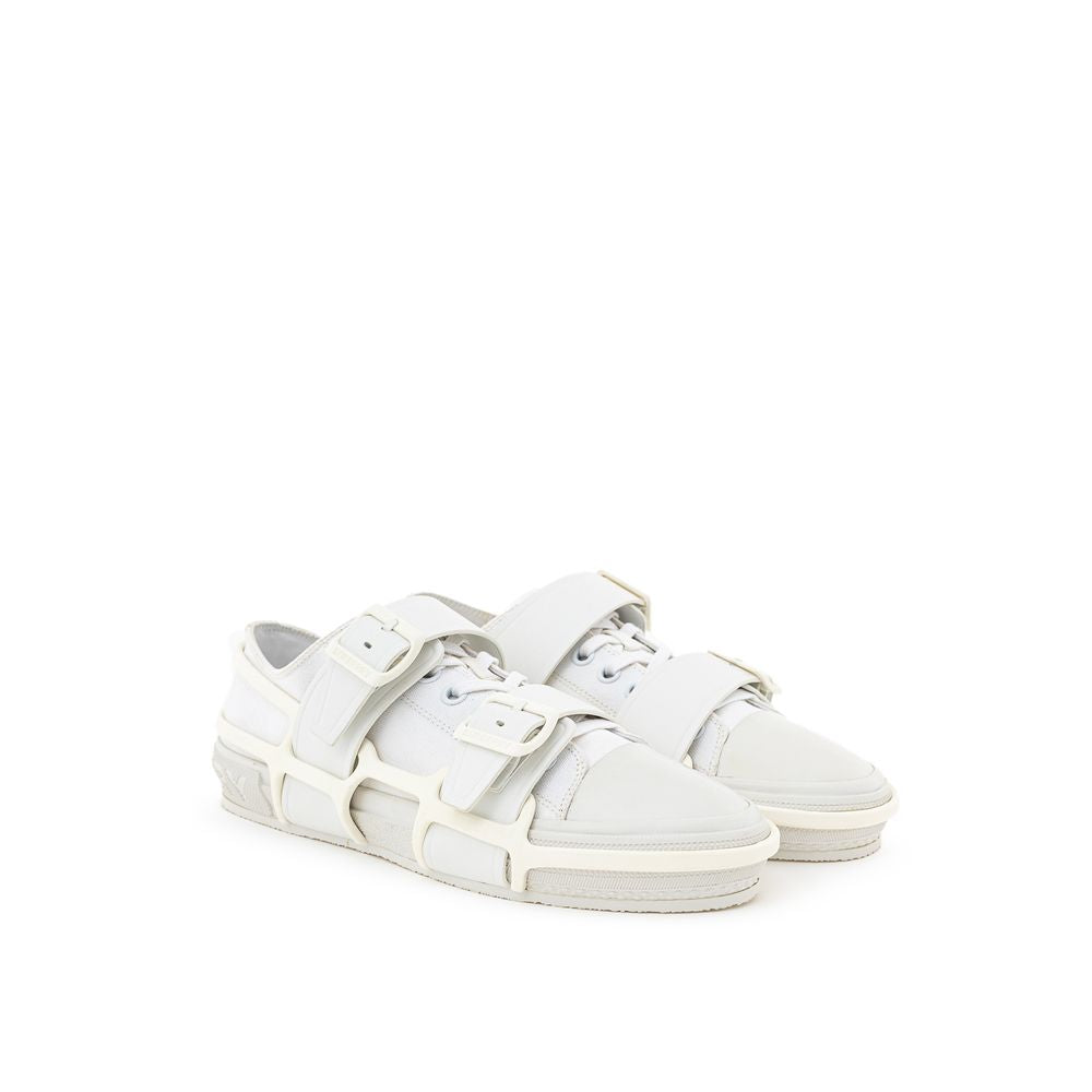 Burberry White Cotton Sneaker Burberry