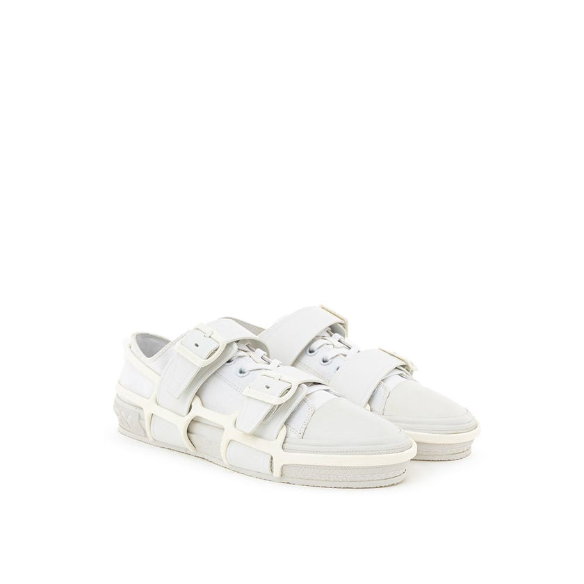 Burberry White Cotton Athletic Sneakers Burberry