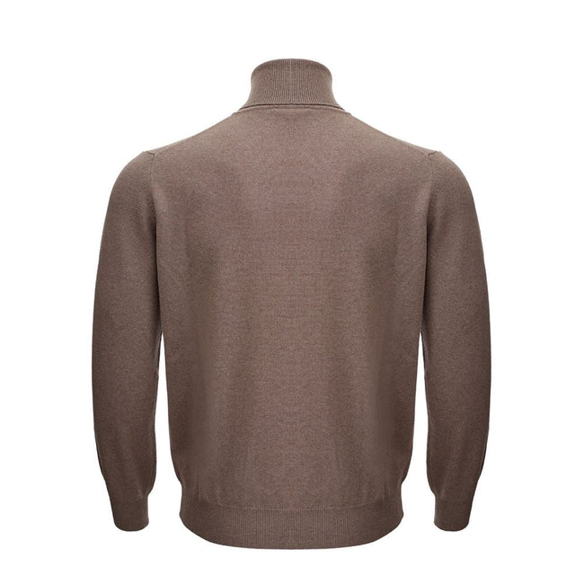 KANGRA Brown Wool Sweater KANGRA