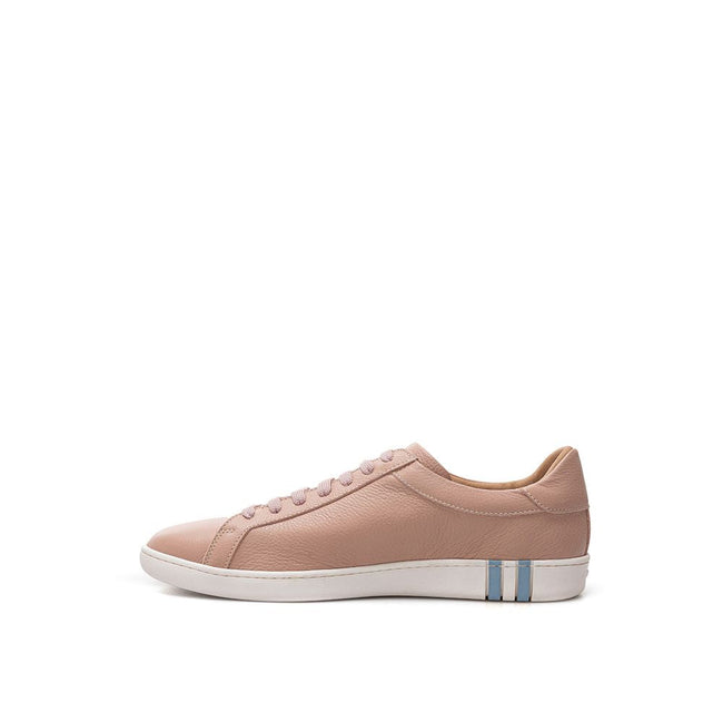 Bally Elegant Pink Leather Sneakers Bally