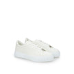 Casadei Sleek White Leather Sneakers Casadei