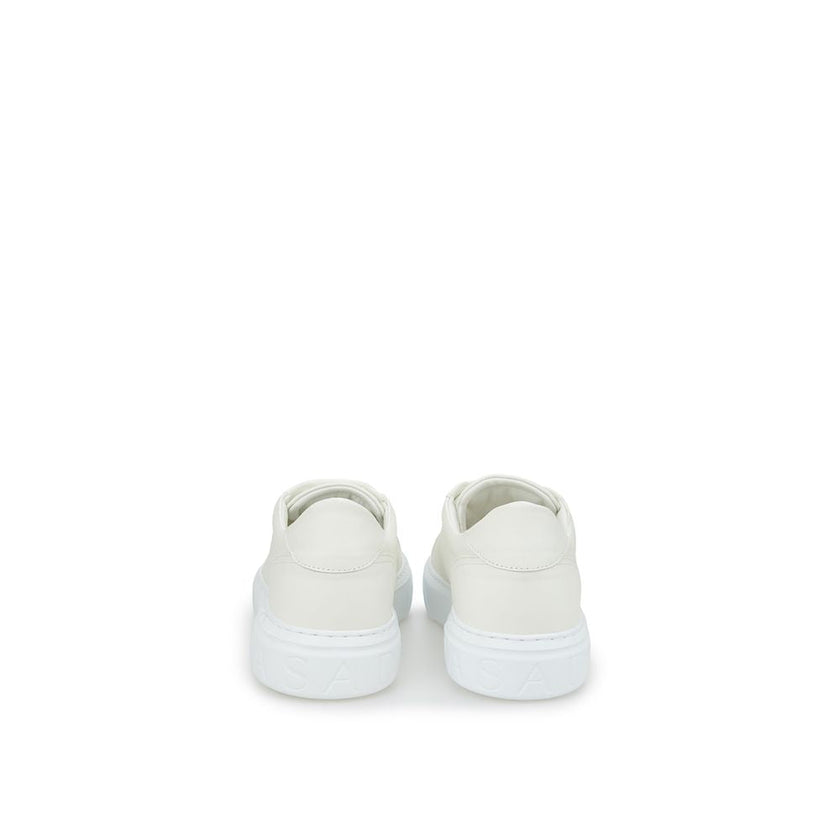 Casadei Sleek White Leather Sneakers Casadei