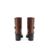 Burberry Brown Leather Boot Burberry