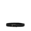 Bottega Veneta Black Leather Belt Bottega Veneta