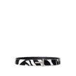 Tom Ford Black And White Leather Belt Tom Ford