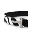 Tom Ford Black And White Leather Belt Tom Ford