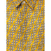 Fendi Yellow Silk Shortsleeve Fendi