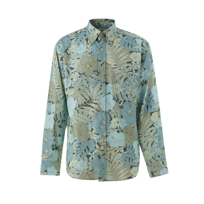 Tom Ford Blue Lyocell Shirt Tom Ford