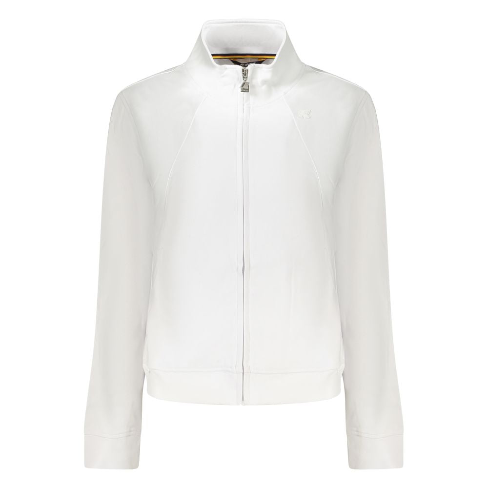 K-WAY White Cotton Women Sweater K-WAY