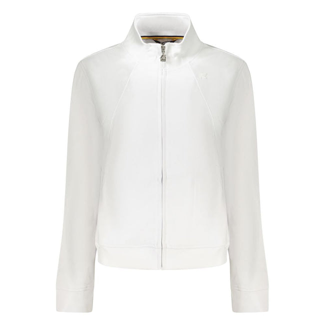 K-WAY White Cotton Women Sweater K-WAY