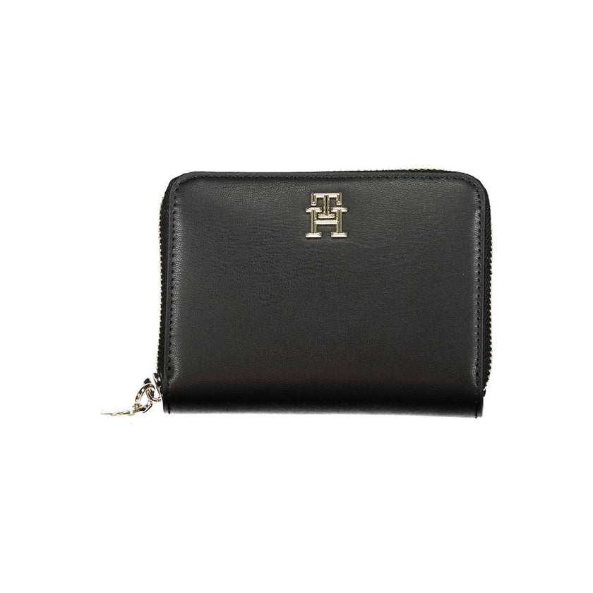 Tommy Hilfiger Black Polyethylene Women Wallet Tommy Hilfiger