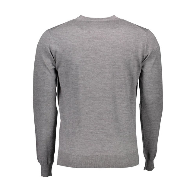 Harmont & Blaine Gray Wool Men Sweater Harmont & Blaine