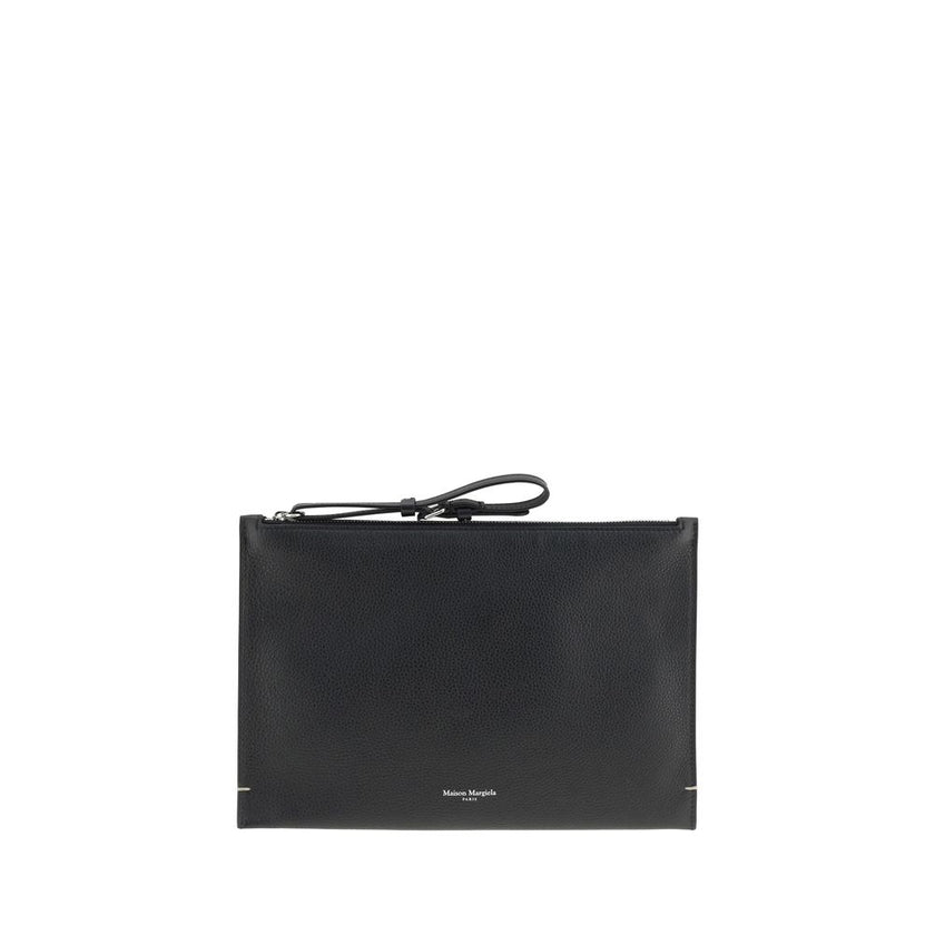 Margiela Black Calf Leather Bos Taurus Wallet Margiela