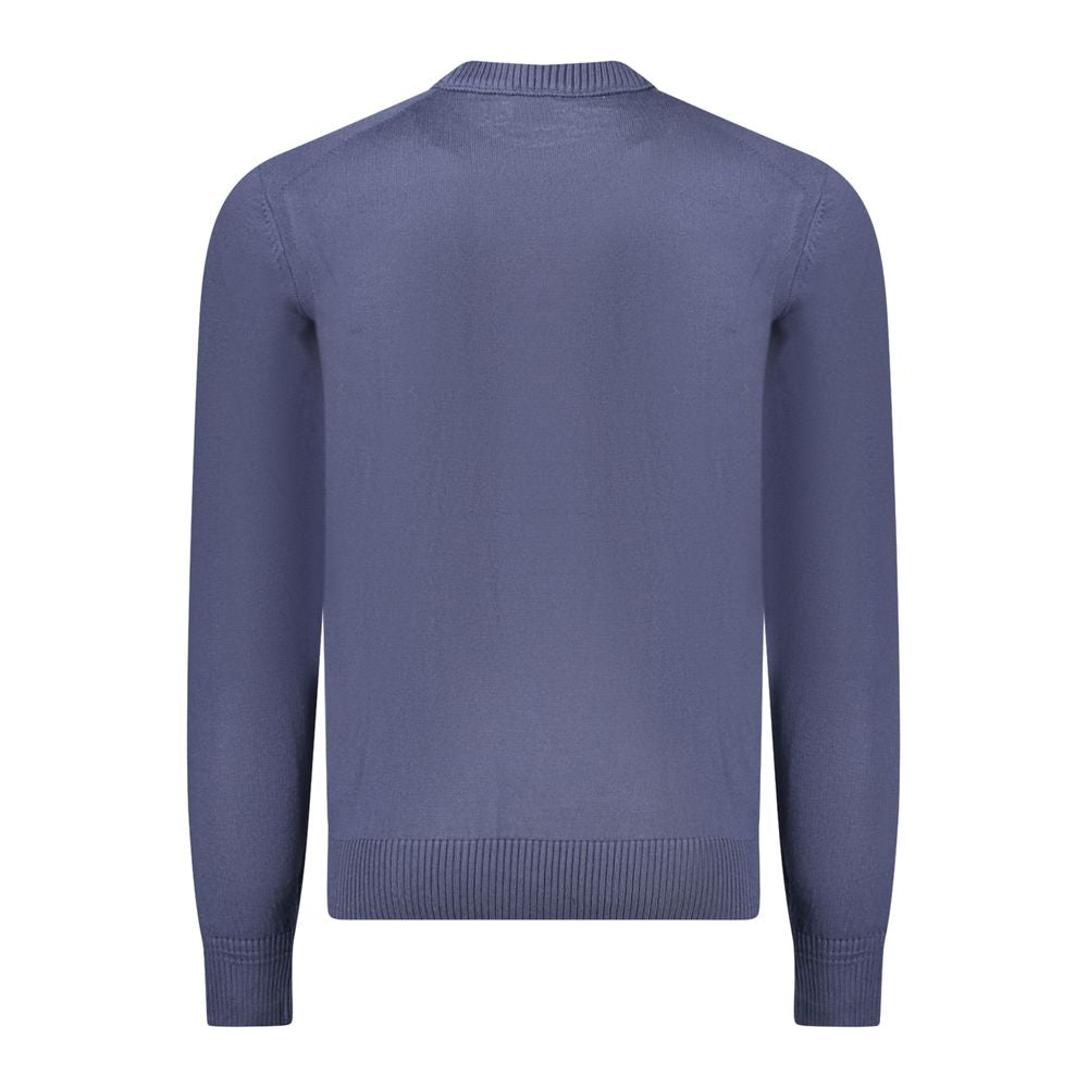 Hugo Boss Blue Wool Men Sweater Hugo Boss