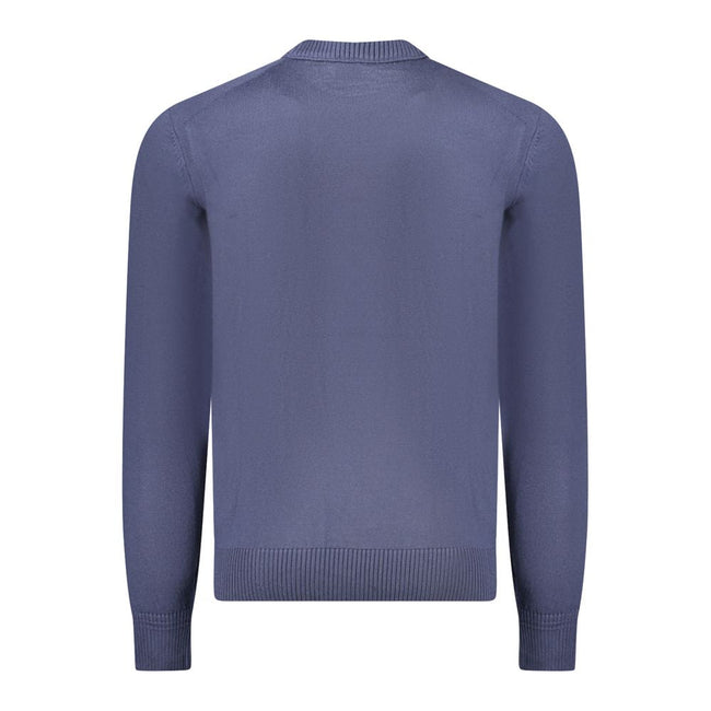 Hugo Boss Blue Wool Men Sweater Hugo Boss
