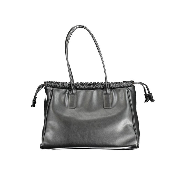 Mario Valentino Black Polyethylene Handbag Mario Valentino