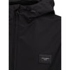 Dolce & Gabbana Black Polyester Jackets & Coat Dolce & Gabbana