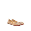 Christian Louboutin Beige Patent Leather Ballet Flat Christian Louboutin