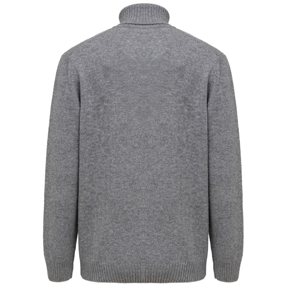 Cruciani Gray Cashmere Turtleneck Cruciani