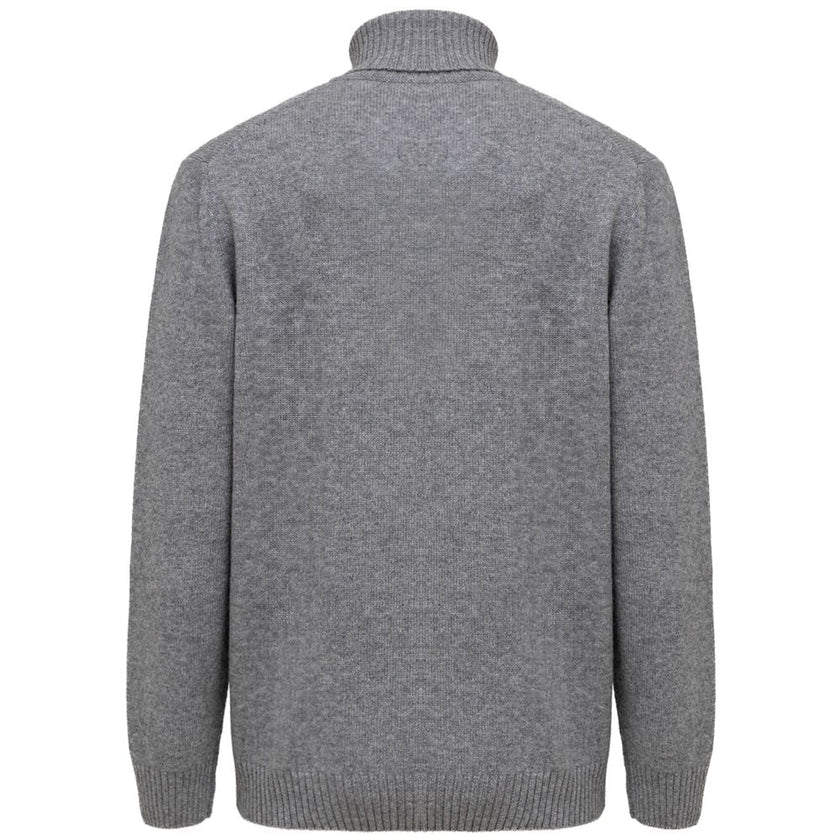 Cruciani Gray Cashmere Turtleneck Cruciani