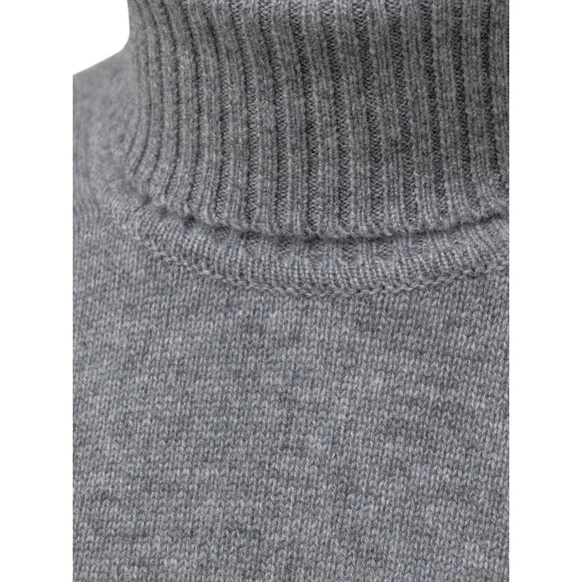 Cruciani Gray Cashmere Turtleneck Cruciani