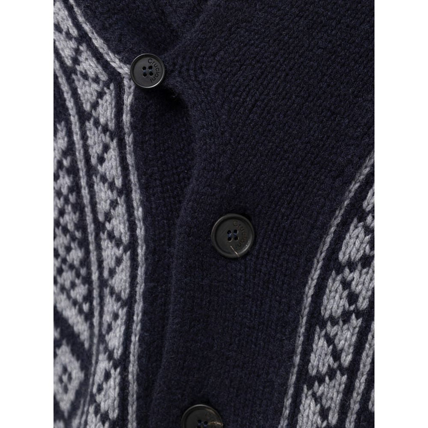 Cruciani Bicolor Cashmere Cardigan Cruciani