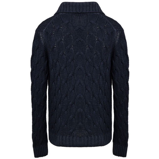 Cruciani Blue Cashmere Cardigan Cruciani