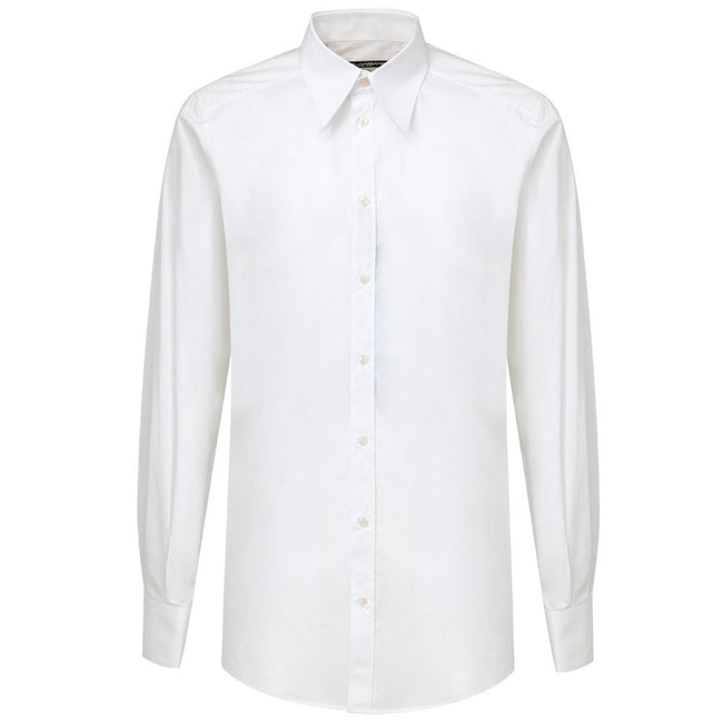 Dolce & Gabbana White Cotton Shirt Dolce & Gabbana