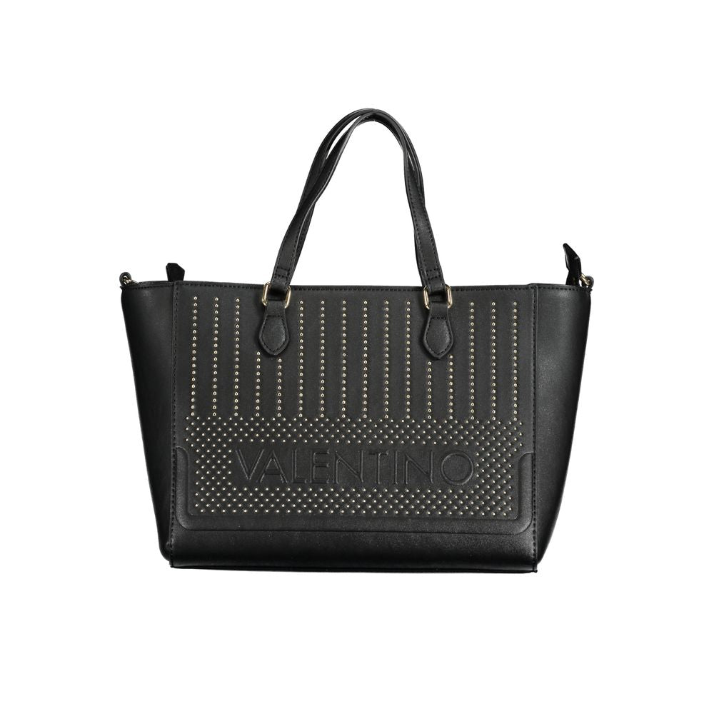 Mario Valentino Black Polyurethane Women Handbag Mario Valentino