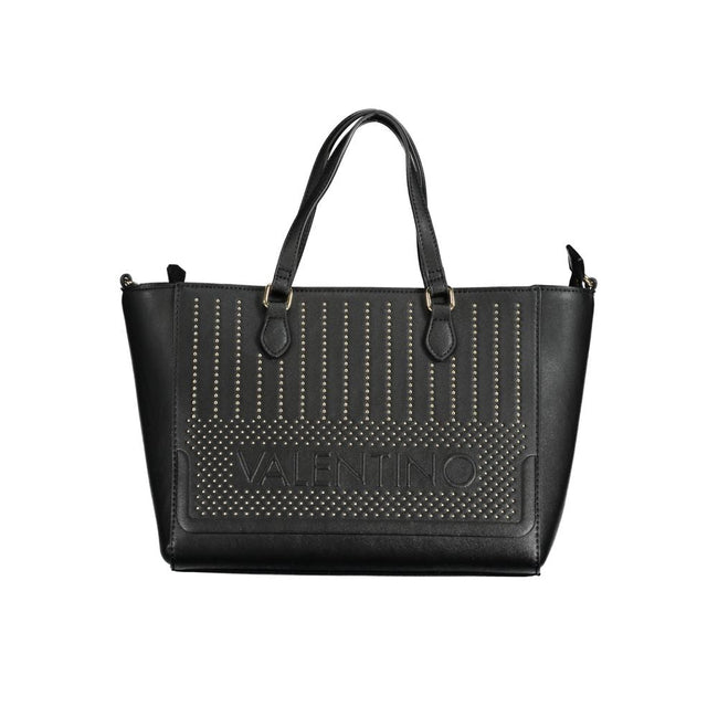 Mario Valentino Black Polyurethane Women Handbag Mario Valentino