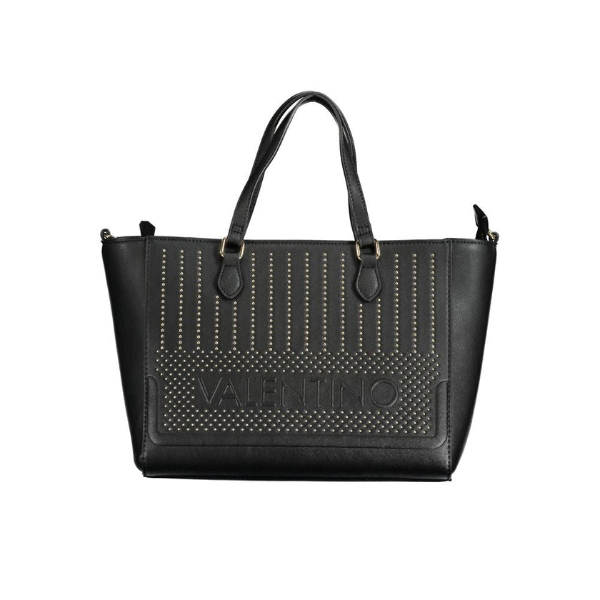 Mario Valentino Black Polyurethane Women Handbag Mario Valentino