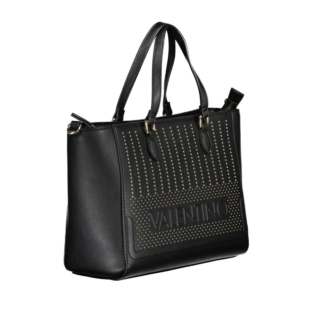 Mario Valentino Black Polyurethane Women Handbag Mario Valentino