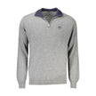 North Sails Gray Wool Men Sweater North Sails