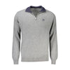 North Sails Gray Wool Men Sweater North Sails